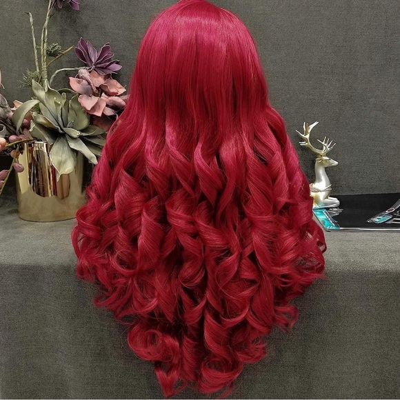 ♥️ 26” RED BODY WAVY Lace Front Wig *NWT*💖 - Picture 3 of 5